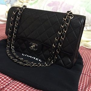 Resell Authentic Chanel Classic 10” Caviar